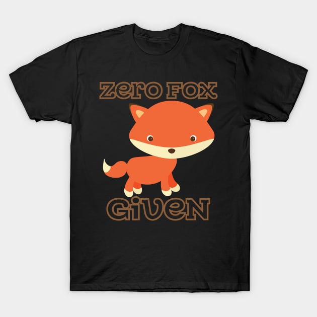 Zero Fox Given T-Shirt by Pasfs0